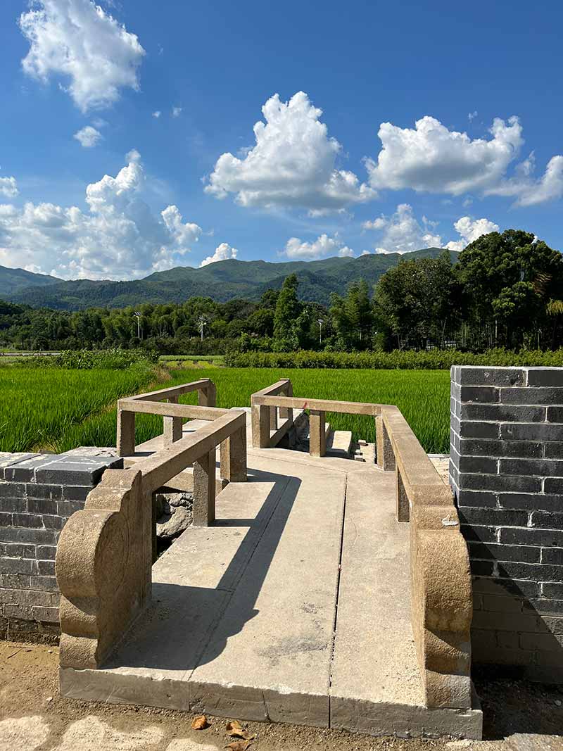 山南花岗岩仿古石材景区使用案例