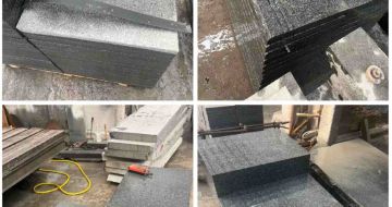 山南 芝麻黑地铺石材