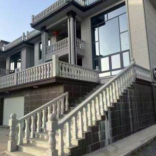 山南 芝麻白别墅阳台栏杆，楼梯栏杆