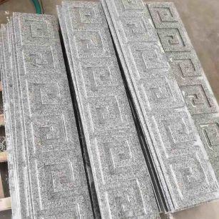 山南 别墅回纹线条，雕刻