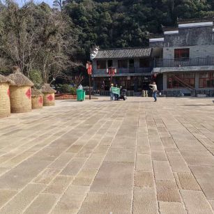 山南仿古石铺装效果