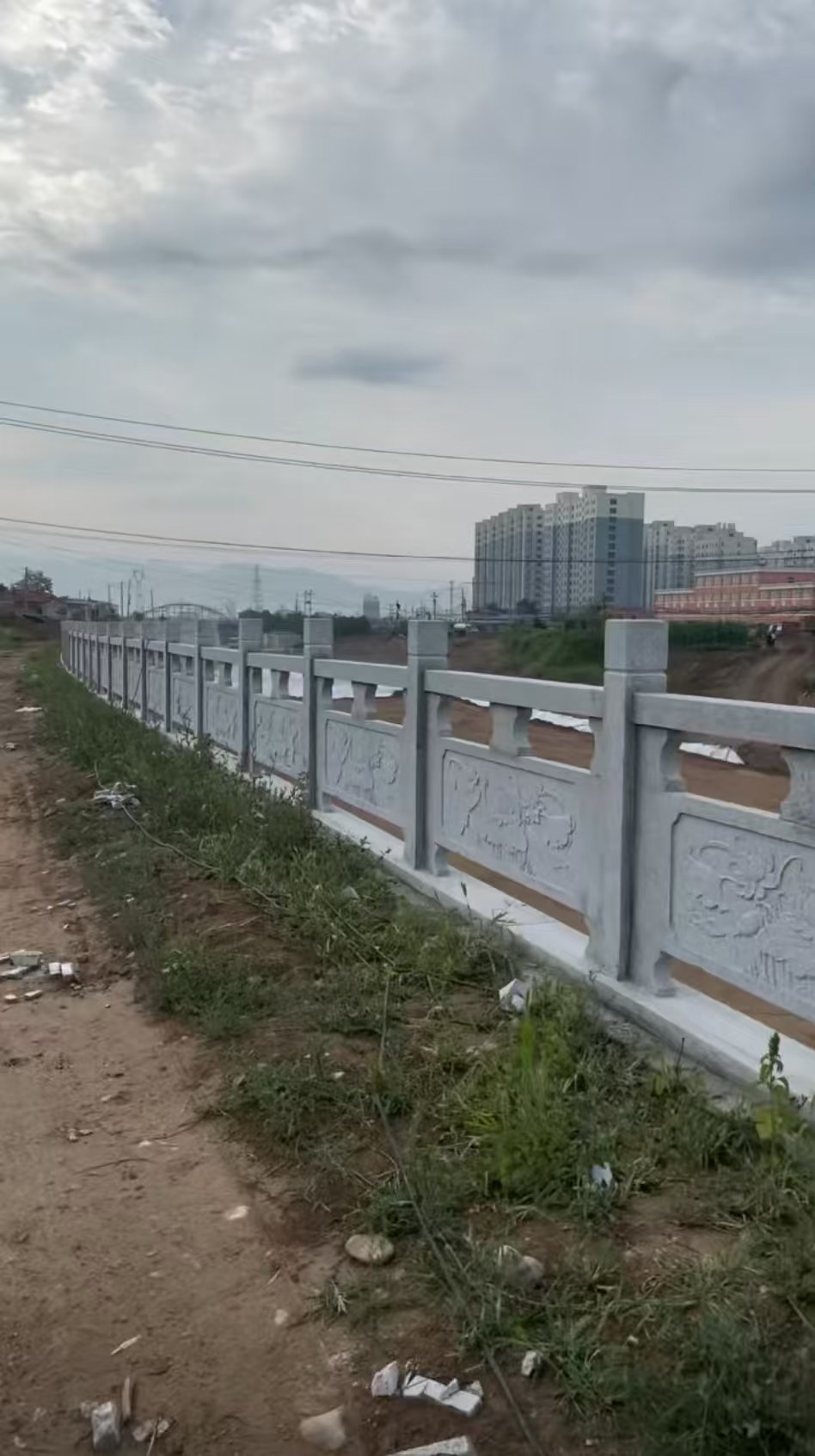 山南 石材河道栏杆