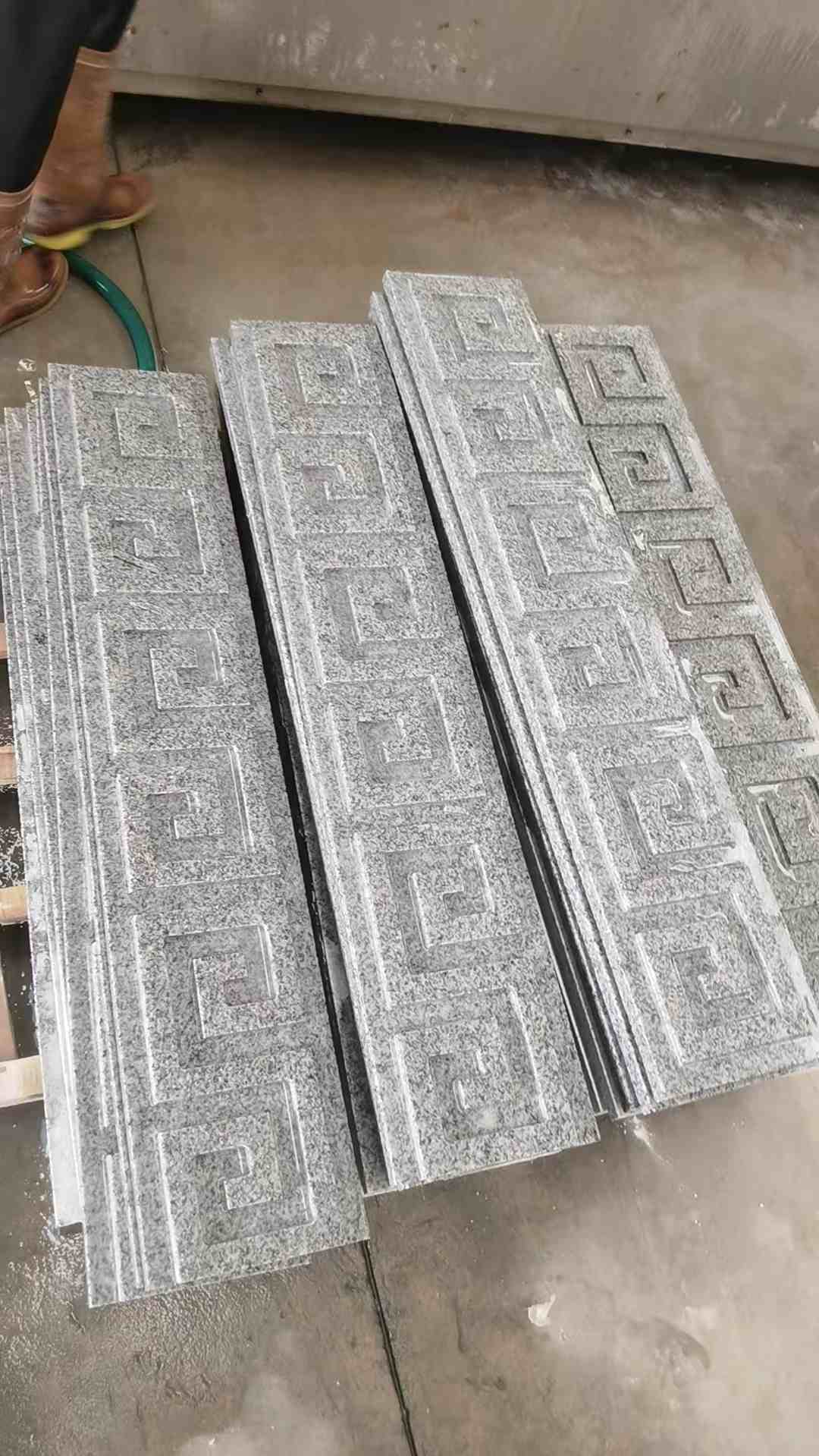 山南 别墅回纹线条，雕刻