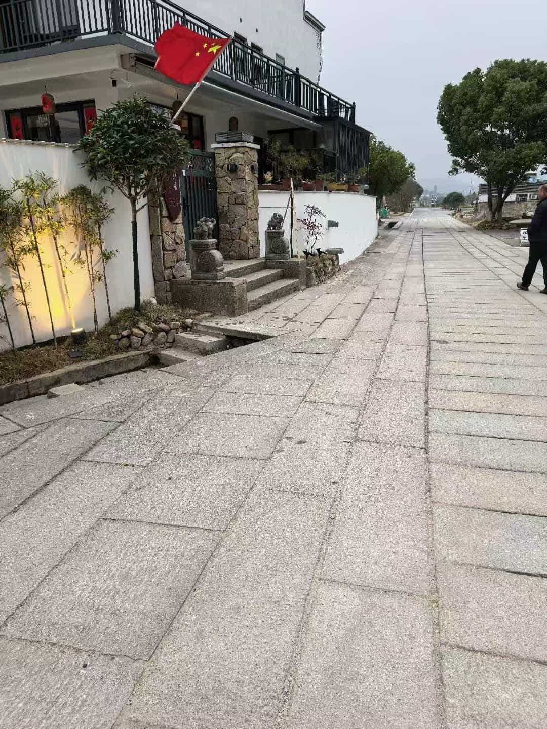 山南仿古石铺装效果