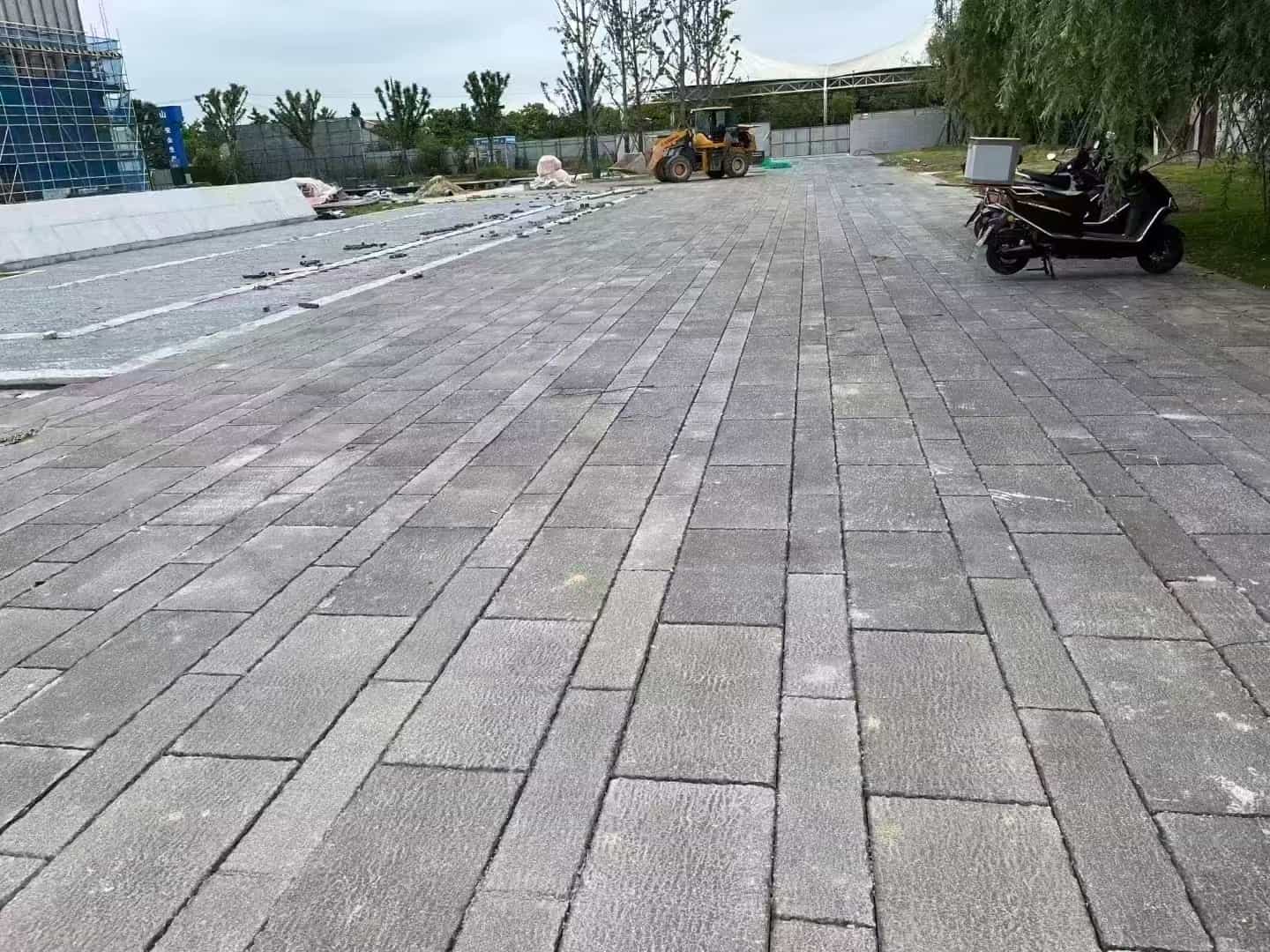 山南仿古石铺装效果
