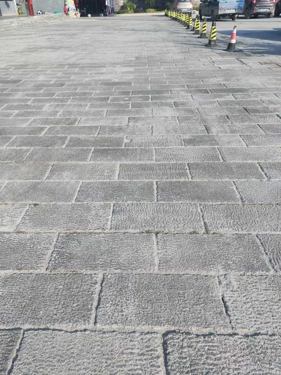 山南仿古石铺装效果
