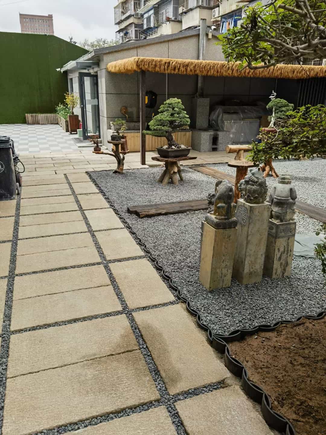 山南仿古石铺装效果