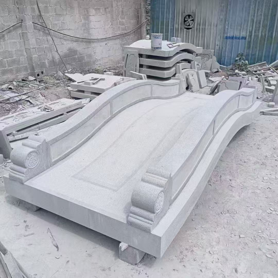 山南 芝麻灰花岗岩园林景观 小石桥